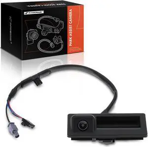 A-Premium Park Assist Camera Rear View Backup Reverse Camera Compatible with Select Volkswagen Models - 2017 2018 2019 Passat - Replace# 561827566D9B9