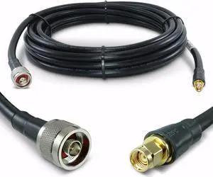 Proxicast 25 ft RP SMA Male to N Male Premium CFD400 Low-Loss Coaxial Cable (50 Ohm) for Connecting WiFi & Helium Miner (HNT) Hotspots to N-Female Antennas (Not for TV or Cellular) (ANT-310-420-25)