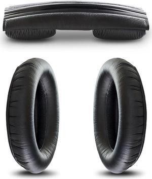 SCROY Pads Compatible with Sennheiser HD280 (redesigned Version) Earpads and Headband Pad Kit Replacement for HD 280 (PRO) HMD280 Ear Pads Headphones Cushion Padding Black (Earpads & Headband Kit)