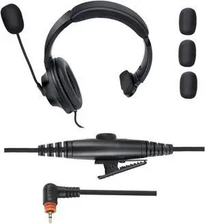 stdgove Over Ear Earpiece Noise Canceling Construction Work Headset with Boom Mic Headband Earmuffs Headphone for motorola sl300 sl7550 tlk100 sl7580e sl7590e sl3500e sl1k sl1m(Single Ear