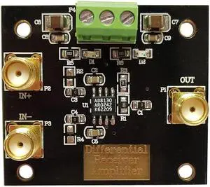 Taidacent AD8130 Differential Receiver Amplifier Module Differential to Single-ended High Common-mode Rejection Ratio Low Noise Low Distortion