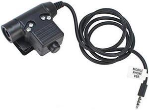 U94 PTT System Compatible with 3.5mm Mobile Phone/Android/iPhone (Civilian Wired)