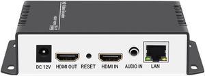URAYCO 1080P 1080i H265 H264 HDMI to IP Video IPTV Encoder with RTSP RTMP MP4 UDP HLS SRT, HD Encoder for Facebook YouTube and Other Live Streaming Broadcast Servers