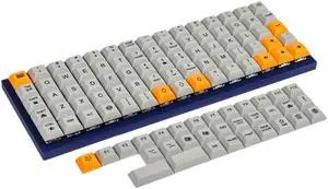 YMDK 75 Keys DSA Dye Sub PBT Keycaps Suitable for Ortholinear Layout MX Keyboard XD75 ID75 Planck Preonic Niu40 (Only Keycap)