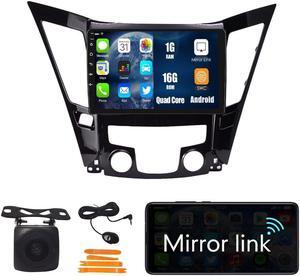 Wostoke Android Autoradio Car Navigation Stereo GPS Radio 9" IPS Touch Screen Pad BT WiFi Headunit Tablet for Hyundai Sonata 2010-2014 if Applicable Quad Core 1G+16G