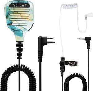 Yolipar Radio Shoulder Speaker Mic Handheld Microphone with 3.5mm Audio Jack Compatible with Motorola CP100D CP185 CP200 CP200D CLS1100 CLS1410 DLR1060 DTR700 RDU4100 RDU4160D
