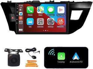 [2G+32G] Carplay Android Auto Touchscreen Autoradio Car Stereo GPS Navigation FM Radio Head Unit WiFi Mirror Link Multimedia Player GPS Radio DSP for Toyota Corolla 2014 2015 2016