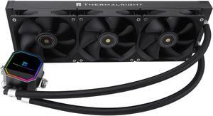 Thermalright Frozen Prism 360 Black CPU Liquid Cooler,Efficient PWM Controlled Pump 3300RPM,TL-E12 V2 Series PWM Fanx3,Water Cooling Computer Parts,for AMD AM4/AM5,Intel 1150/1156/1200/1700/2011