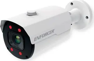 Seco-Larm EV-N1506-NW4WQ Enforcer Motorized Bullet Camera; 1/2.7" 5MP CMOS Sensor; 2880x1620 Max Resolution; 30FPS at 5MP; Triple Stream Encoding; ICR Sensitivity Adjustment; 3DNR; WDR