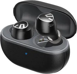 SoundPEATS Ear Buds Wireless Bluetooth 5.1 Earbuds, IPX8 Waterproof Wireless Headphones 30Hrs Playtime Stereo in-Ear Headphones, Clear Call True Wireless Earbuds, Comfortable Fit, Touch Control, USB-C