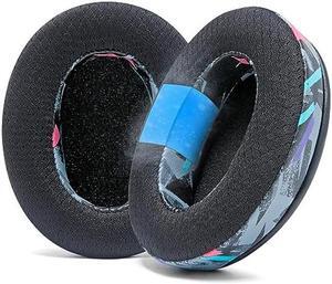 WC Freeze Crusher - Cooling Gel Earpads Compatible with Skullcandy Crusher, by Wicked Cushions - Fits Skullcandy Crusher & Hesh 3 Headphones, Soft Memory Foam, Cooler for Longer | 90's Black