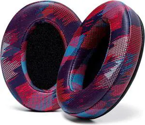 WC Wicked Cushions PadZ - Thick & Soft Ear Pads for ATH M50X / M40X / SteelSeries Arctis/HyperX Cloud & Alpha/Logitech G Pro X/Compatible with Over 50 Headphones | Speed Racer