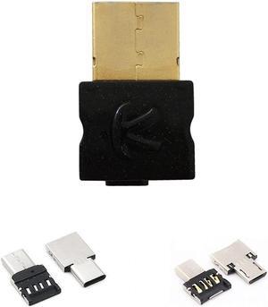 KOKKIA USB_Splitter (includes Type C & Micro-USB Adapters) :DIGITAL Bluetooth USB Splitter Transmitter,compatible with Windows/Apple Mac Laptops/PCs,Android devices. Compatible with 2 sets AirPods.