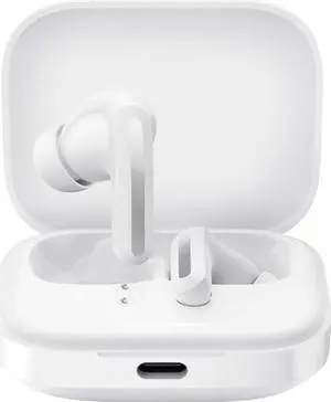 Xiaomi Redmi Buds 5 Wireless Earphone - 46dB Active Noise Canceling, 40 Hour Battery Life, Bluetooth 5.3, White