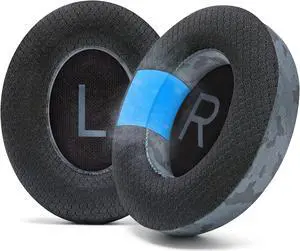 WC Freeze NC700 - Cooling Gel Ear Pads for Bose Noise Canceling 700 Headphones | Breathable Sports Fabric, Cooling Gel, Extra Thick & Cooler for Longer | Black Camo