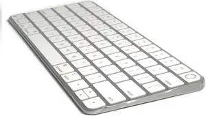 Kiss Cover keyboard/control cover for iMac Apple Wireless Magic Keyboard with Touch ID (no Numeric Keypad) [2 pack] - complete coverage protects Touch ID waterproof easy clean