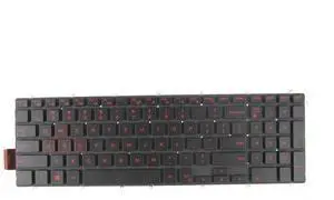 New Keyboard Replacement for Dell Inspiron 15 5565 5567 17 5765 5767 P66F001 with Backlit No Frame Red