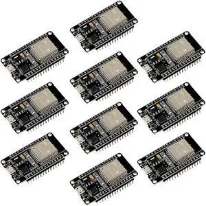 AITRIP 10PCS ESP32S ESP32 ESP-WROOM-32 Development Board 2.4GHz Dual-Core WiFi +Bluetooth 2 Function Microcontroller for Arduino