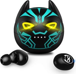 AMAFACE Gaming Earbuds Kids Bluetooth Earbuds 5.3 in-Ear Headphones with Mic 36H Playtime IPX6 Waterproof Touch Control HiFi Stereo LED Display Kids Wireless Earbuds
