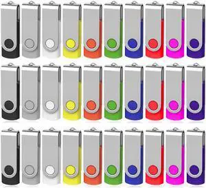 Aretop Bulk USB Flash Drive 4GB 100 Pack, Aretop Premium USB Drives 2.0 Pendrive 100 Pack Flash Drive 4GB Bulk Thumb Drives Memory Stick (4GB 100 Pack, Mix Color)