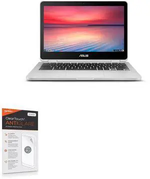 BoxWave Screen Protector Compatible with ASUS Chromebook Flip C302CA - ClearTouch Anti-Glare (2-Pack), Anti-Fingerprint Matte Film Skin for ASUS Chromebook Flip C302CA