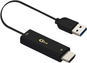 CKLau 4Kx2K@60Hz Ultra HD HDMI to DP Adapter with USB Power, HDMI to Displayport Converter Compatible HDCP for CKLau KVM Switch, Xbox one, 360, PS4/5, Mac, NS and More