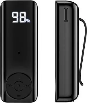 Bluetooth 5.2 Adaptor for Wireless Headphones, 60H Battery Life Bluetooth Receiver with LED Digital Display & Noise Cancelling Mic, Wireless Audio Receiver for Speakers, Car/Home Stereo