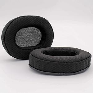 Earpadz Replacement for Audio Technica ATH-M50X M Series, Sony MDR7506 Ear Pads, Soft Knit Headphone Cushions (Jerzee, Black, 1 Pair)