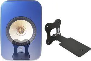 Speaker Wall Brackets Mounting, Metal Wall Bracket for KEF LSX II HiFi Speakers, Rotate Left or Right to Adjust Angle, Comes with Screws, Easy Installation