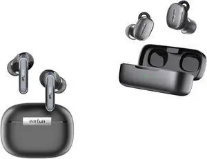 EarFun Air 2 Wireless Earbuds, 10mm Drivers with LDAC Bluetooth Earbuds, Hi-Res Audio Free Pro 3 Noise Cancelling Wireless Earbuds, Hi-Res Sound, Snapdragon Sound with Qualcomm aptX(tm) Adaptive