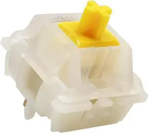 DRAOZA Gateron Milky Yellow Pro,5 Pin Switches pre lubed for MX Mechanical Gaming Keyboard(108pcs Milky Yellow)