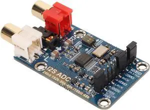 I2S ADC AudioCard Module, Lossless Digital Audio I2S ADC Decoder, Master Slave Mode Development Board