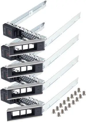 Hard Drive Caddy X7K8W 0X7K8W SSD Bracket 3.5 Hard Drive Bracket HDD Caddy Compatible with Dell PowerEdge 16th/15th/14th Gen T560 R660 R760 R6615 R250 R350 R450 R550 R650 R750 T550 R6515 R7515,4 Pack