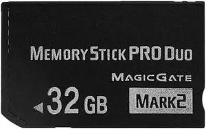 Original 32GB Memory Stick pro Duo (Mark2) for PSP1000 2000 3000 Camera MemoryCard
