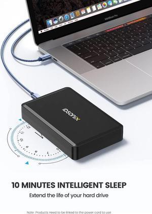 iDsonix M.2 NVMe SSD Case Hard Drive Enclosure NVMe SSD USB C 3.1 Ultra 10G Speed External HDD Caddy Tool-Free Design for UASP, M.2 NVMe SATA Suitable for Routers, PS4 - Rose Gold
