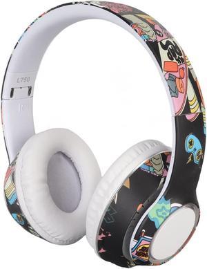 Gaming Headset, RGB HiFi Stereo Bluetooth Headphone with Built in Mic, Lightweight Portable Over Ear Headphones for Computer