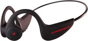ZBONES Open Ear Bluetooth Bone Conduction Headphones Hear Your Surroundings/Unbeatable Comfort/Secure Sweatproof Fit/Sport Headband for Running, Working Out, Fishing & Biking - Stealth Black
