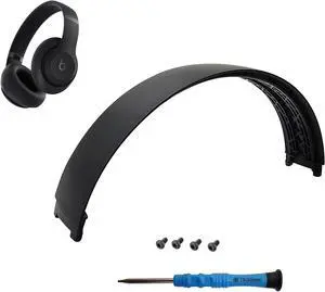 Knomix Studio Pro 2023 Wireless Top Headband Replacement Parts Accessories Repair Kit Compatible with Studio Pro 2023 (Model A2924) Newest Version-Black
