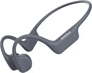 NANK Bone Conduction Headphones, Runner Neo Open Ear Headphones with Bluetooth 5.2, Built-in Dual Mic, Wireless Charging, IP66 Waterproof Wireless Headphones with 10H Playtime for Sports