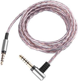 3.5mm to Balanced 4.4mm Audio Replacement Cable for MDR Headphone 6N Upgrade Cable Monocrystalline Copper Compatible for MDR-1000XM3/MDR-ZX770BN/MDR-H800/ATH-MSR7 Headphones to 4.4mm Player Device