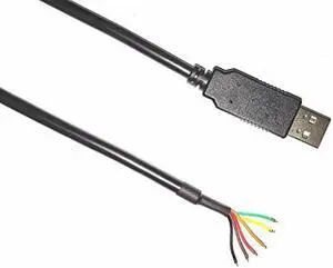 EZSync USB to 5v TTL UART Serial Cable, Wire end, 1.5m, TTL-232R-5V-WE Compatible, EZsync009