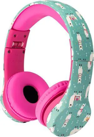 Snug Play+ Kids Headphones with Volume Limiting for Toddlers (Boys/Girls) - Llamas