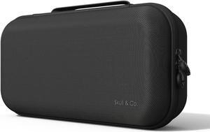 Skull & Co. MaxCarry Hard Carrying Case for Steam Deck, ROG Ally & other Gaming Handhelds-Black