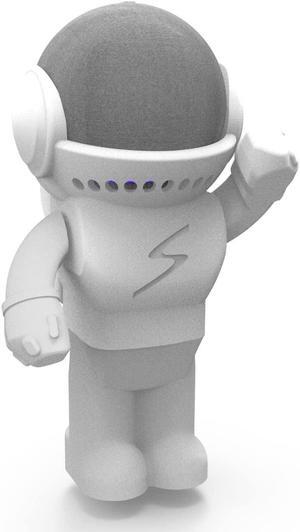 Splin Table Stand Holder Compatible with  Alexa Smart Speaker Echo Dot (4th and 5th gen.) and Apple HomePod Mini, Astro Hero Robot Style (White)