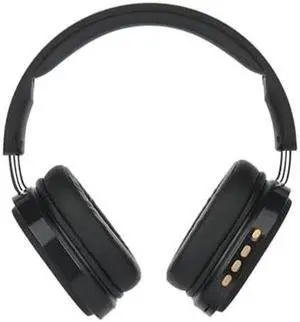 SUNJOM Inspire 28H Playtime Wireless and Wired Stereo HiFi Foldable FM Radio Over-Ear Bluetooth Headphones with Microphone-Black SUNJOM Inspire 28H Playtime Wireless and Wired Stereo HiFi Foldable FM Radio Over-Ear Bluetooth Headphones with Microphone-Black