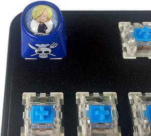 ONE Piece Personalized Handmade Keycap for Most Mechanical Keyboards(Cherry Switch) (Sanji)