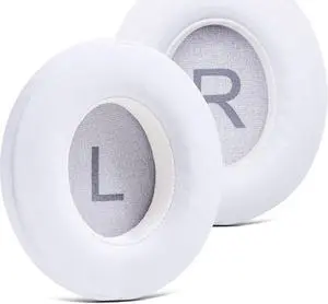AONIC 50 Ear Pads - TRANSTEK Replacement Ear Cushion Foam Compatible with AONIC 50 Headphones Soft I Comfortable Memory Foam (White Leather)
