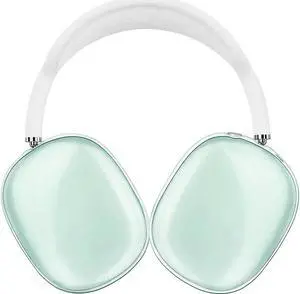 SaharaCase Hybrid Flex Cover Case for Apple AirPods Max [Rugged] Headphone Protection Antislip Grip Slim (Transparent Green)