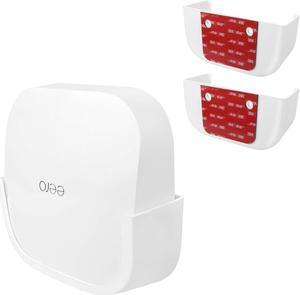 Screwless Wall Mount for eero Pro 6 tri-Band mesh Wi-Fi 6 Router Holder, No Tools Required, No Drilling, Easy to Install, Strong VHB Adhesive Mount by HOLACA (2 Pack)