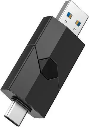 RAOYI 256GB USB C Flash Drive 2 in 1 Type C + USB 3.0 Flash Drive Dual OTG Retractable Type-C Thumb Drive Portable USB-C Memory Stick for iPhone 15 iPad Pro Android Smartphone Tablet PC (Black)